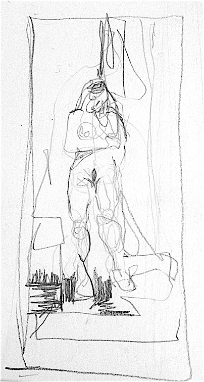 Esquisse (Archipelago), graphite sur papier, 2016