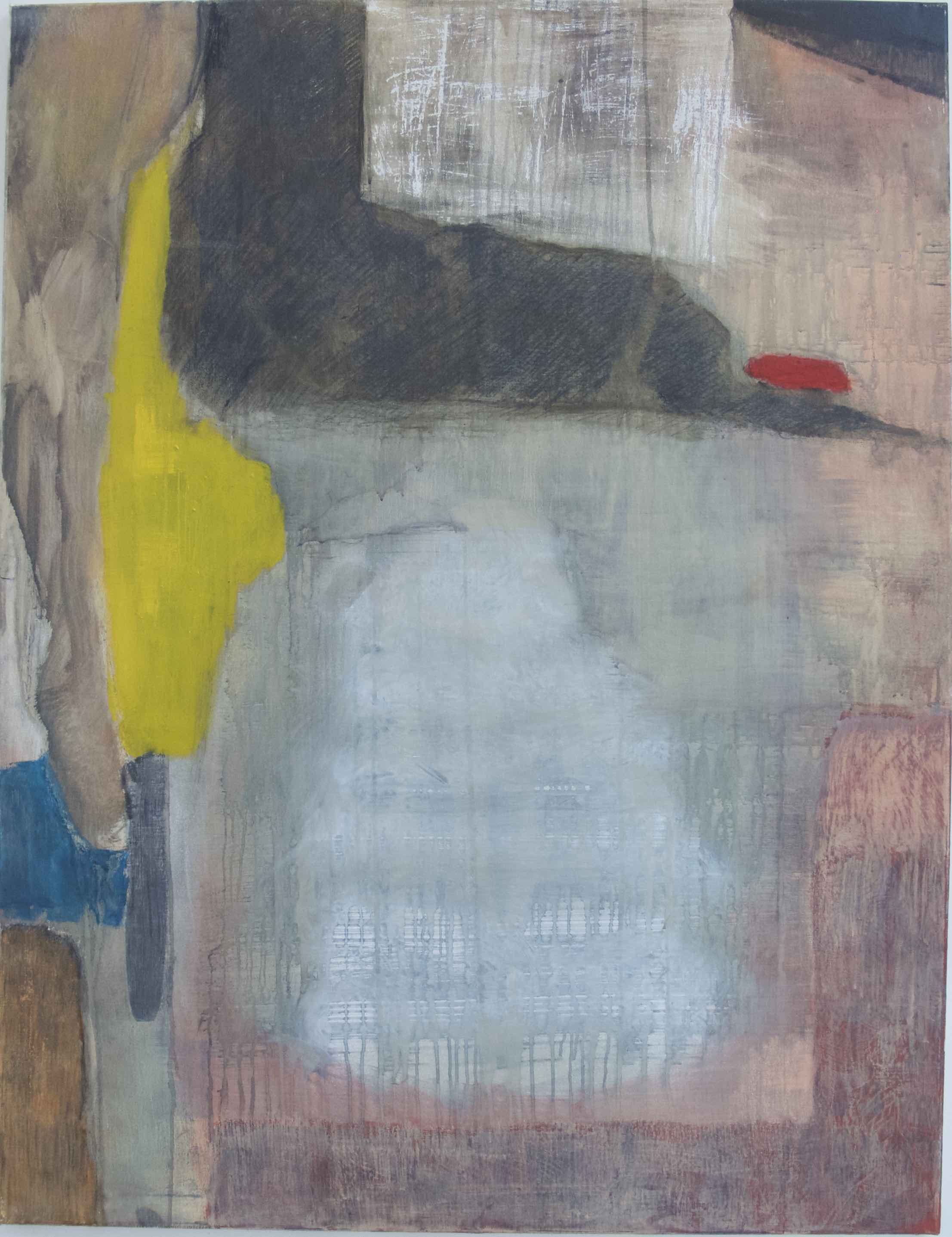 ANIMALITÉ DOMESTIQUE (3) – huile et technique mixte sur toile, 116×89 cm, 2017