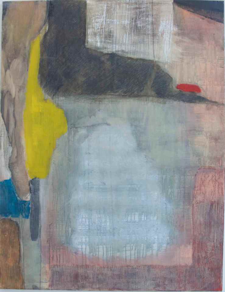 ANIMALITÉ DOMESTIQUE (3) – huile et technique mixte sur toile, 116×89 cm, 2017