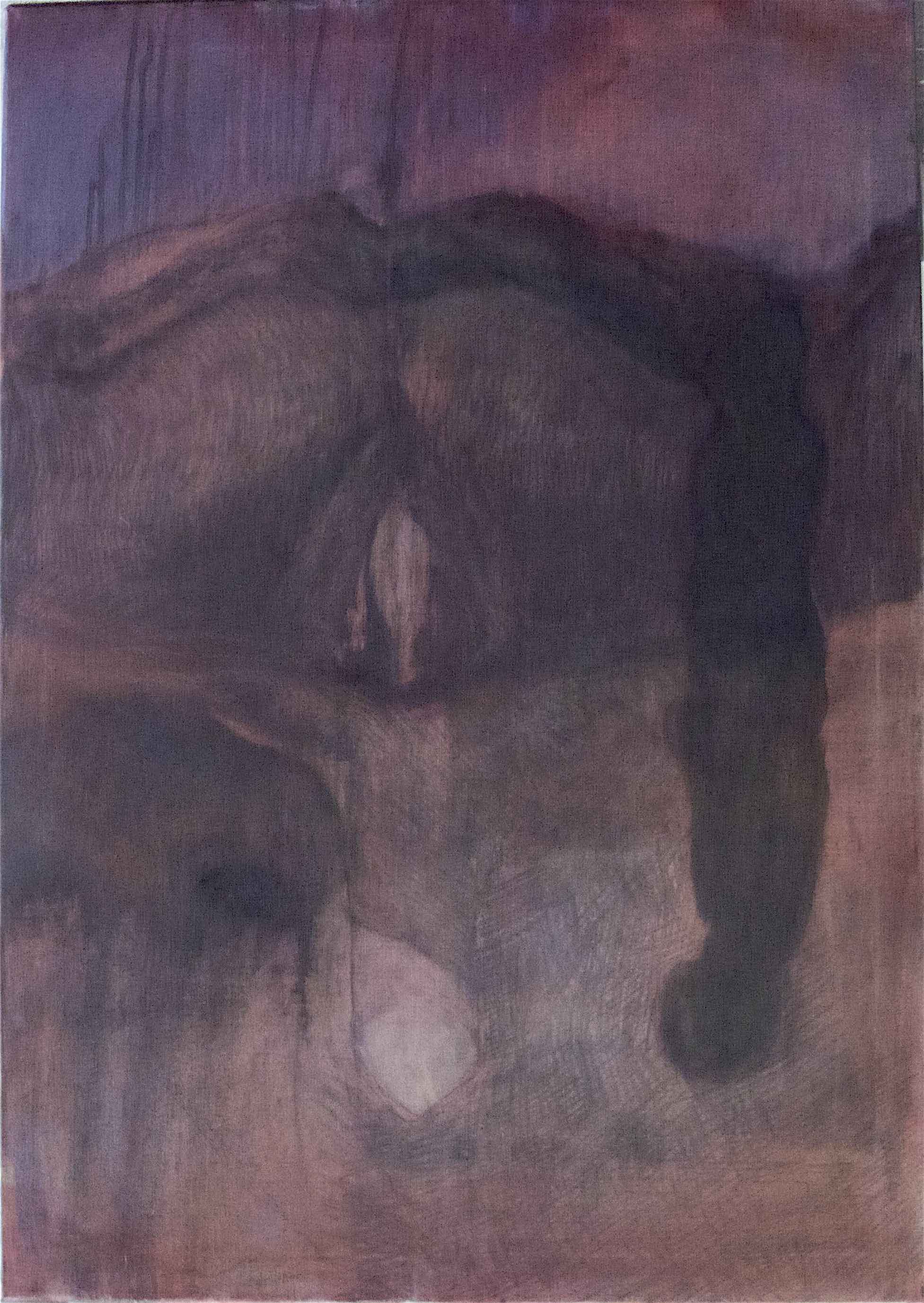 Vice Versa, huile et technique mixte sur toile, 92x65 cm, 2017