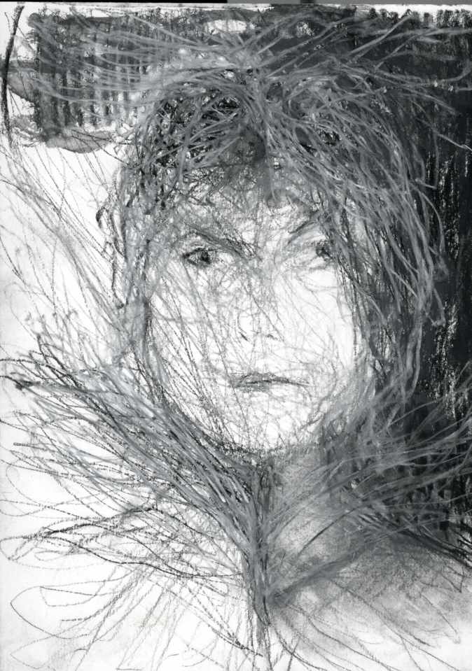 Autoportrait au crayon, 2016